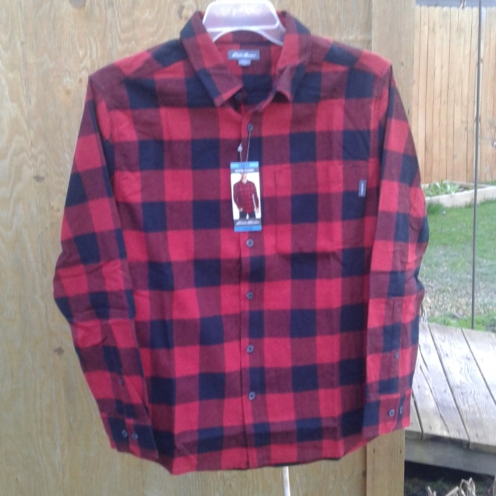 🤗BRAND NEW🤗EDDIEBAUER BRISTOL FLANNEL SHIRT